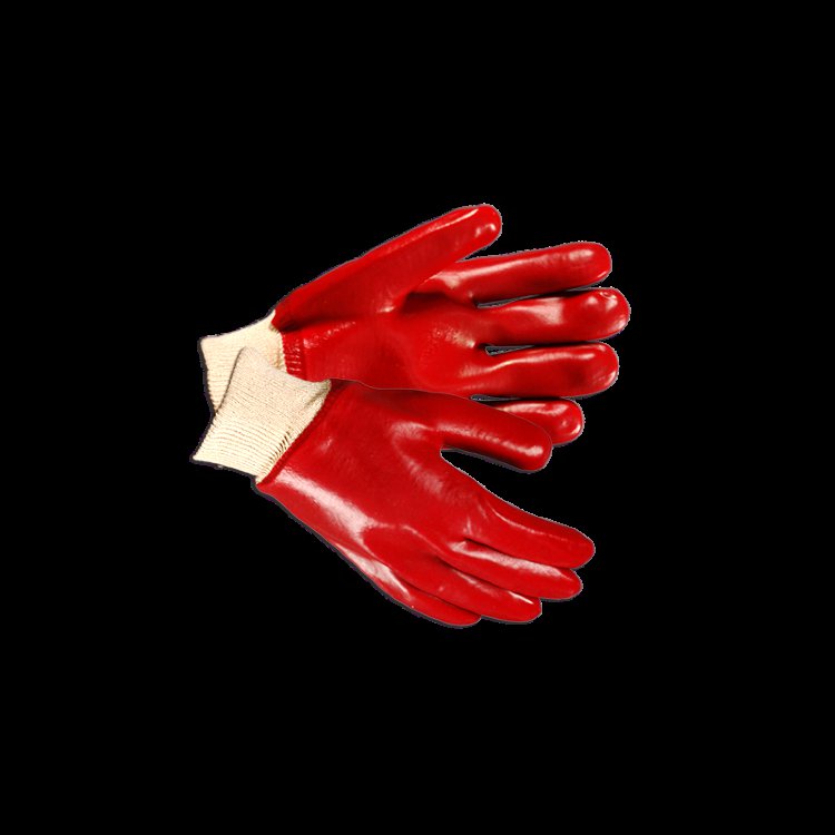 Перчатки обливные красные Маслобензостойкие "Гранат"