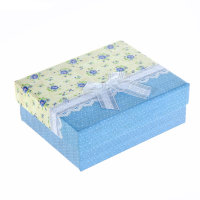 Коробка подарочная "Нежность", цвет голубой