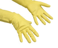 Перчатки резиновые хозяйственные Желтые разм. M 